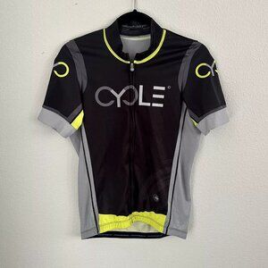 Aero Tech Designs NWT Mens L Full Zip Cycling Short‎ Sleeve Jersey Shirt USA